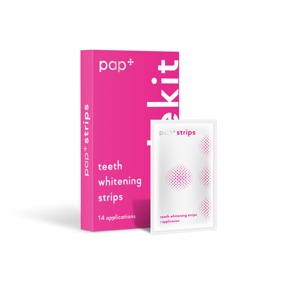 Tiras Blanqueadoras Moradas — Kit 14 Pares